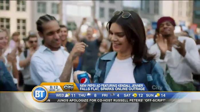 Kendall Jenner and Pepsi ad sparks online outrage