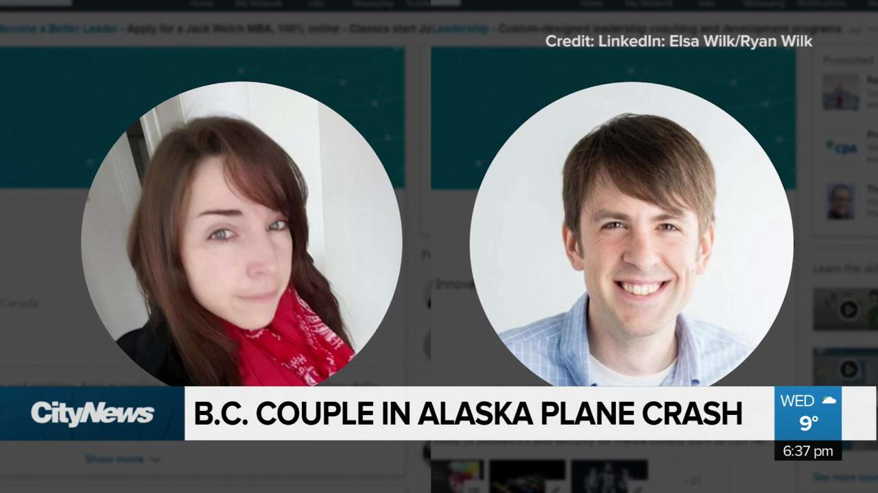 B.C. couple in Alaska plane crash