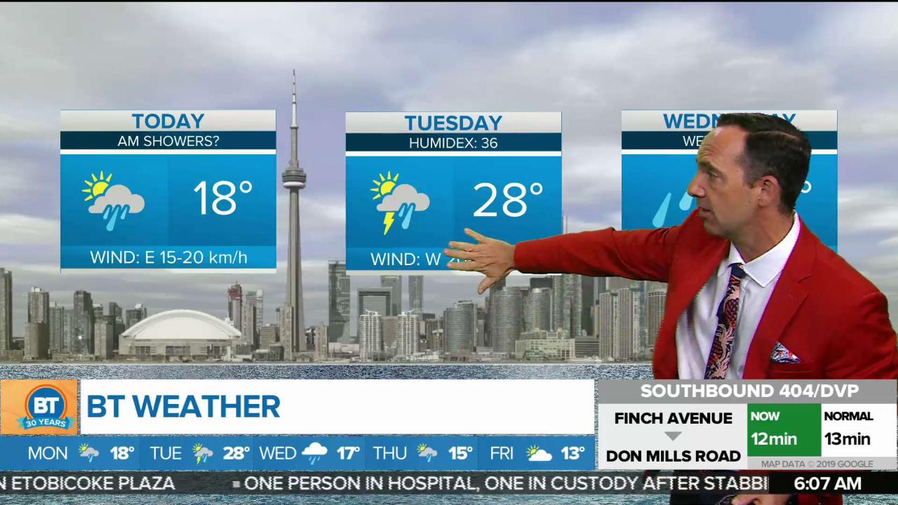 Overcast with nearseasonal temperatures CityNews Toronto