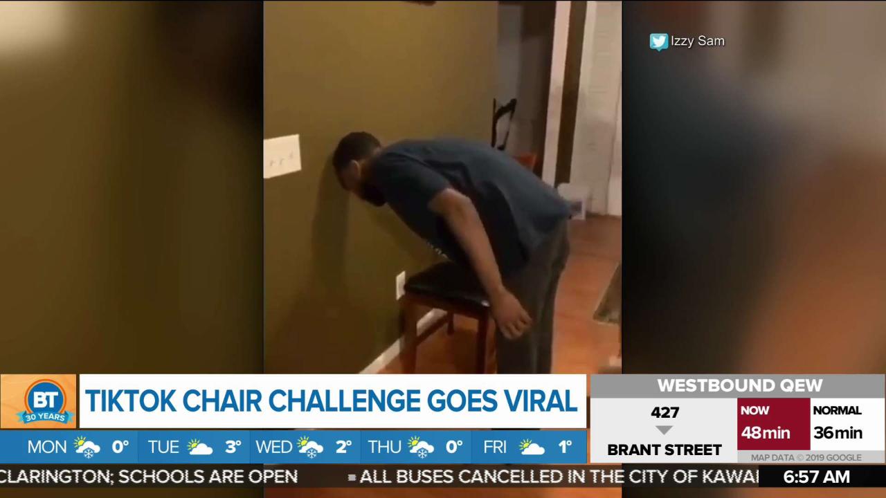 This Tiktok Chair Challenge Goes Viral