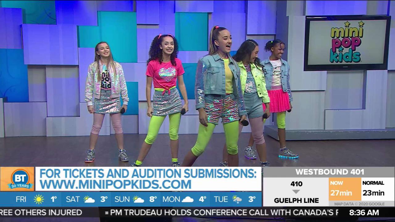 Mini Pop Kids Perform Live On Bt